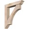 Ekena Millwork Westlake Traditional Smooth Bracket w/ Offset Brace, Douglas Fir, 7 1/2"W x 40"D x 44"H BKT0806X40X44WTL01SDF - alternate 1